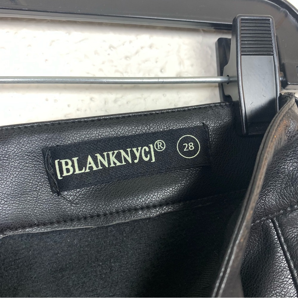 Blank NYC vegan leather Baxter pants size 28 nowhere road - Picture 4 of 12